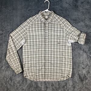 REI Shirt Men Large Gray Sahara Tech Vented Fishing Hiking Lightweight Outdoor